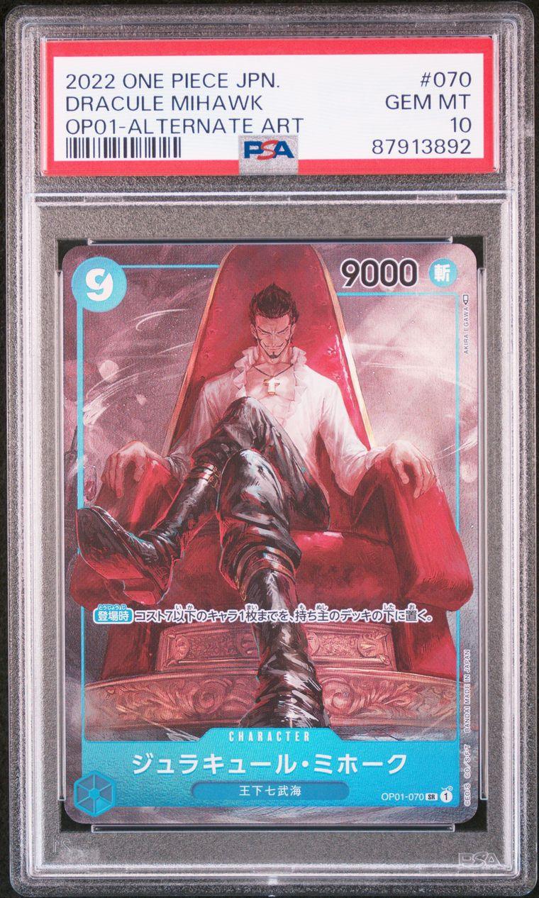 OP01 Dracule Mihawk PSA 10 Gem Mint