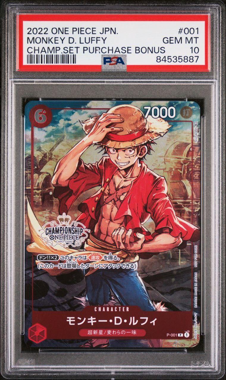 Promos Monkey D Luffy Champion Set 0 PSA 10 Gem Mint