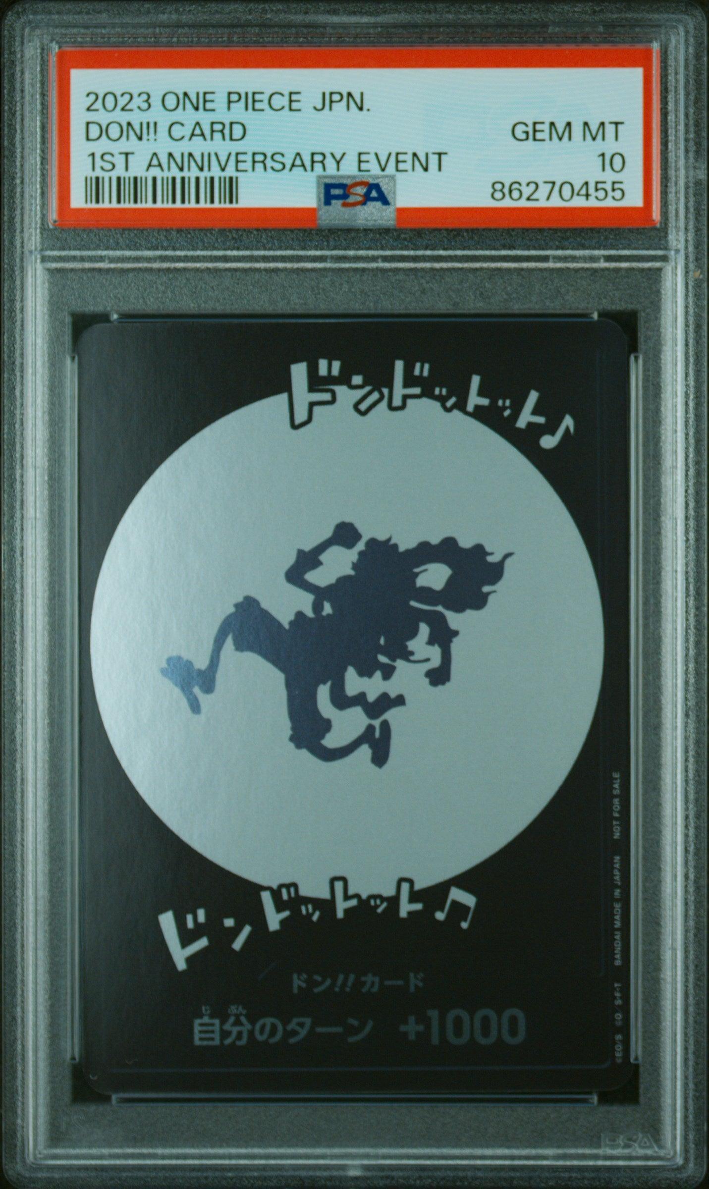 Don 1st Anniversary Event PSA 10 Gem Mint