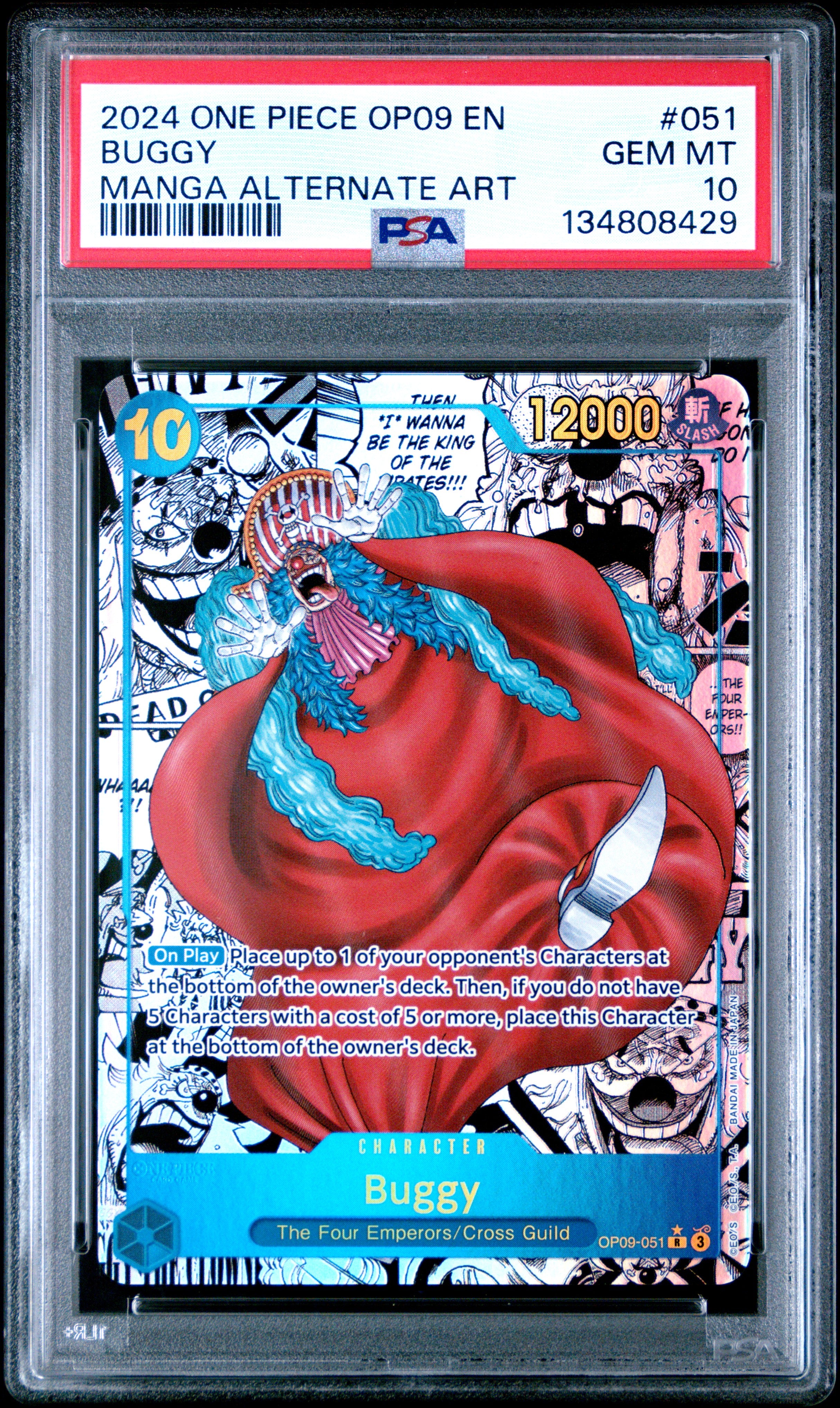 Buggy OP09 PSA 10 Gem Mint