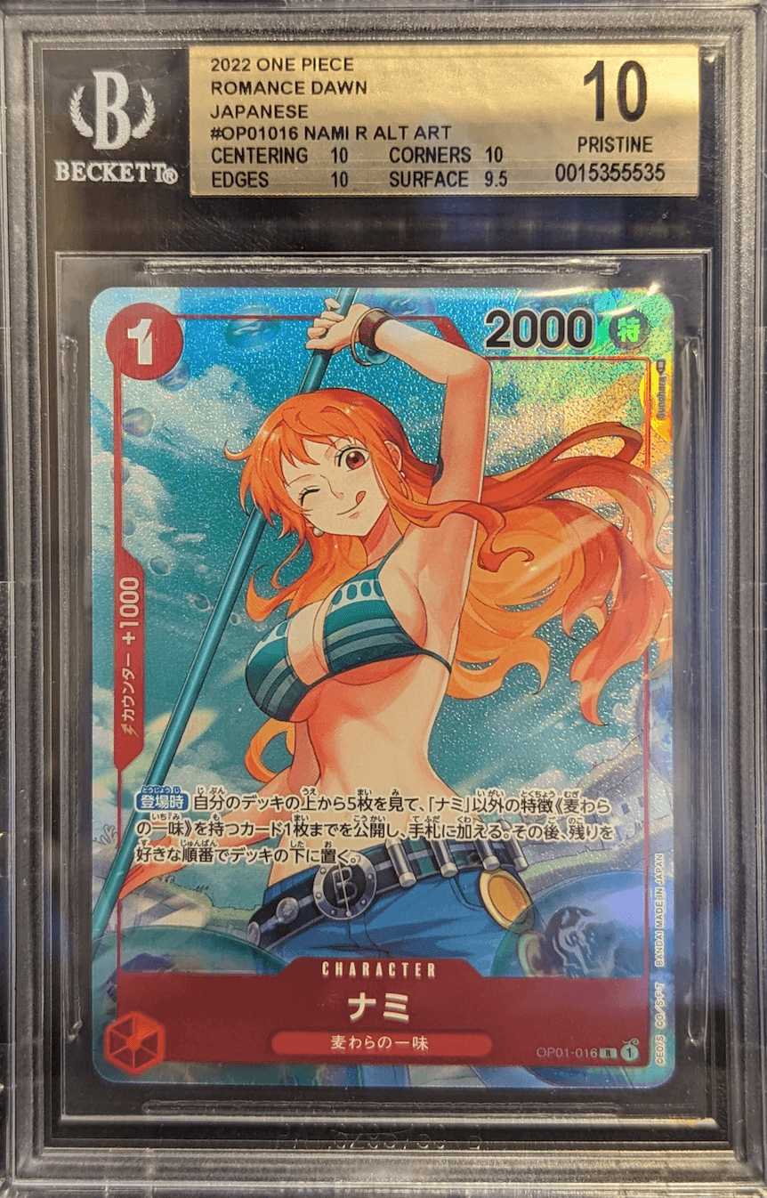 Romance Dawn Nami OP01016 BGS 10 Pristine