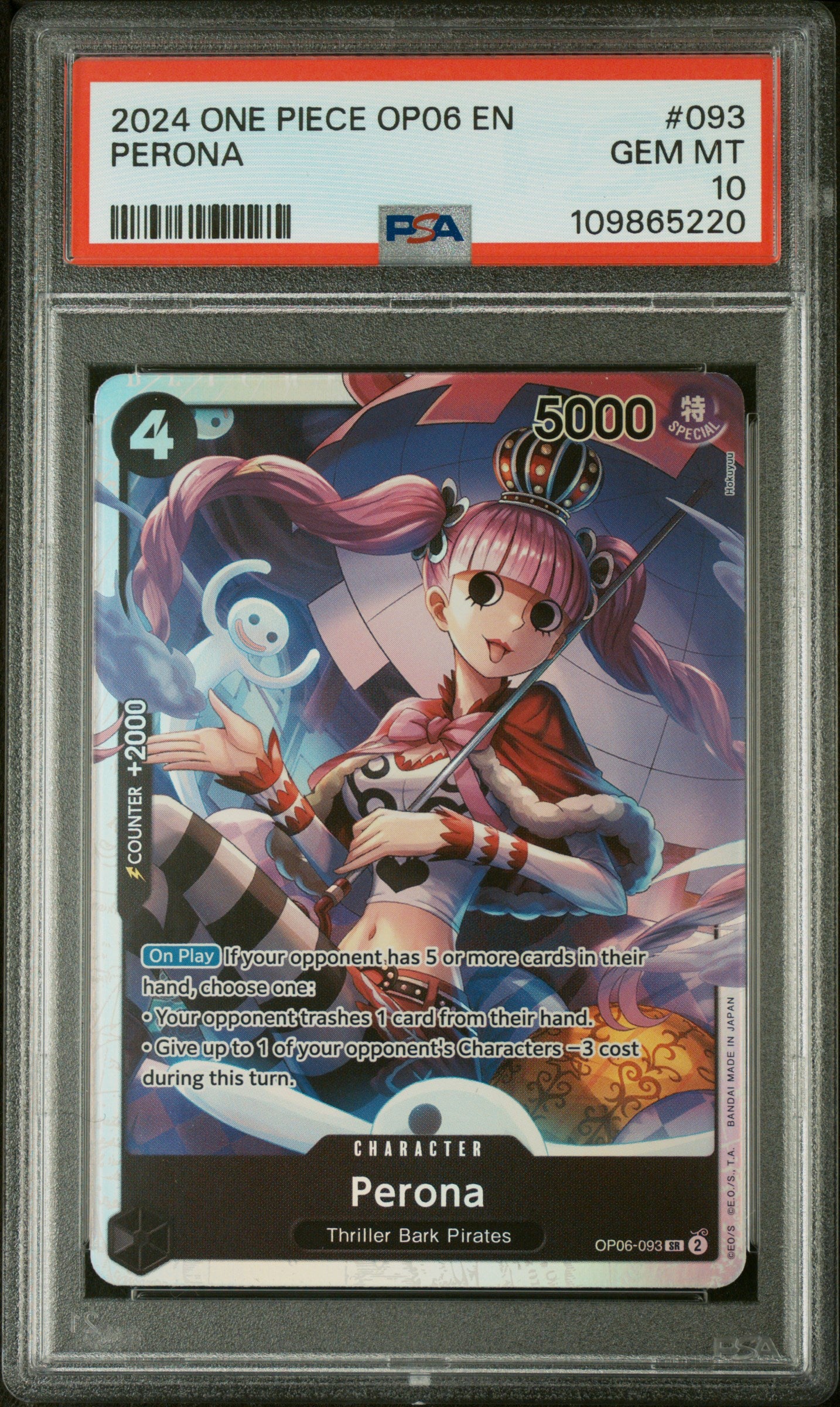 Perona OP06 PSA 10 Gem Mint