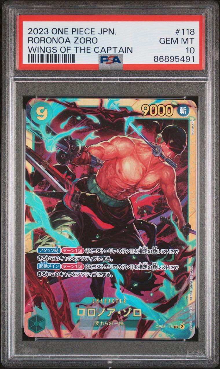 Zoro OP06 PSA 10 Gem Mint