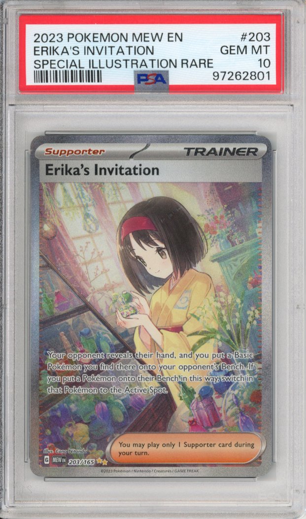 Erikas Invitation PSA 10 Gem Mint